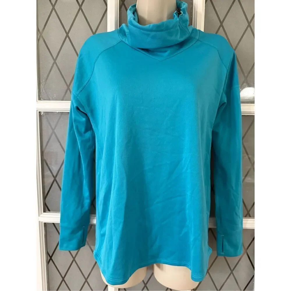 NIKE Women’s Relay Running Top Midweight Long Sleeve Funnel Neck Size XS